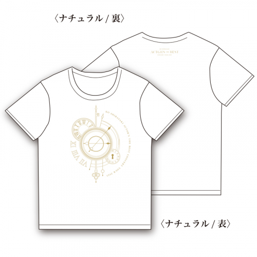 【ATB】オーガニックコットン半袖Tシャツ（ナチュラル）